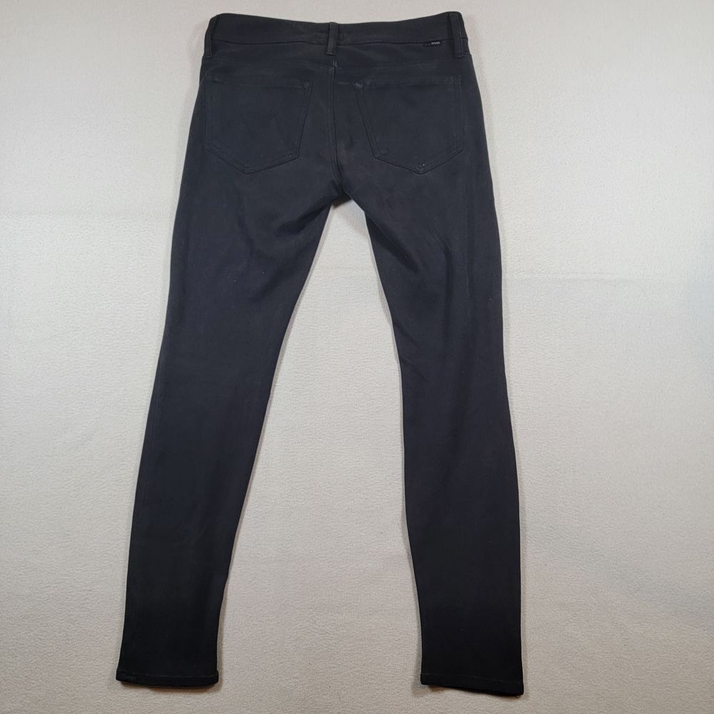 MOTHER The Looker‎ Texas Rein Black Pants Sz 28 Light My Sapphire Stretch - Picture 11 of 11